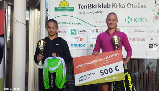 Masters Finalistki 16 let Klevišar Tjaša in Lončar