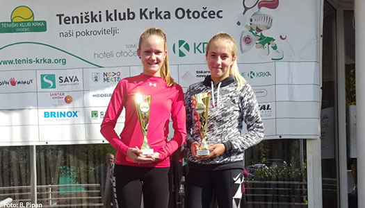 Masters 2017 polfinalistki Volk Ana Zala in Alea B Masters 2017 polfinalistki Volk Ana Zala in Alea B