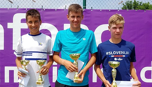 Dominko, Kovačič in Vidovič finalisti dvojic DP 16