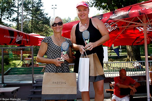 Veteranke 40+ Tadeja Florjančič Zupančič in Irena Veteranke 40+ Tadeja Florjančič Zupančič in Irena