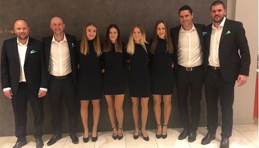 Fed cup ekipa 2019 Potočnik, Jakupović Radišič in