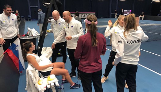 Fed cup Slovenija Gruzija za obstanek_525