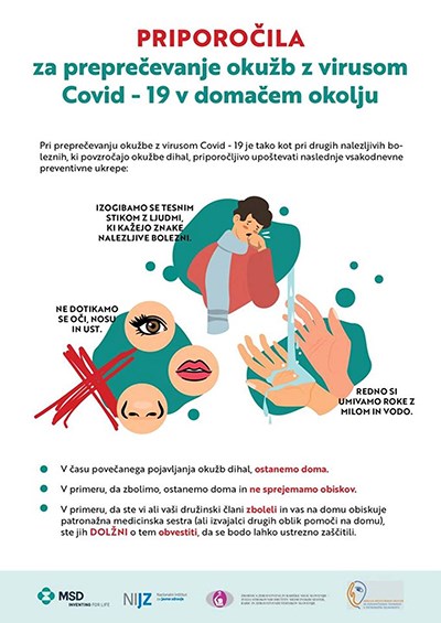 Priporočila za preprečevanje okužb z virusom COVID Priporočila za preprečevanje okužb z virusom COVID